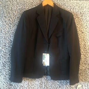 New Doc & Amelia Womens Size 4 Black Suit Jacket Blazer 100% Recycled …